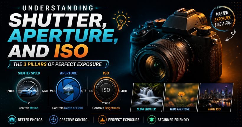 Understanding Shutter Aperture And ISO - Sharanya Institute Of Photography