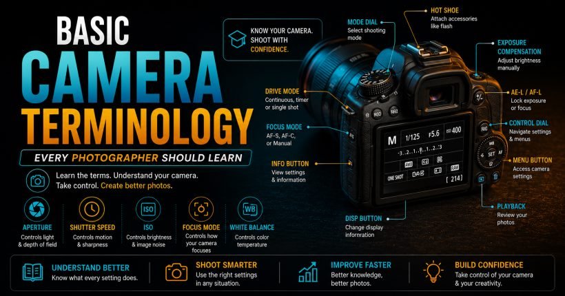 Basic Camera Terminology Every Photographer Should Learn - Sharanya Institute Of Photography