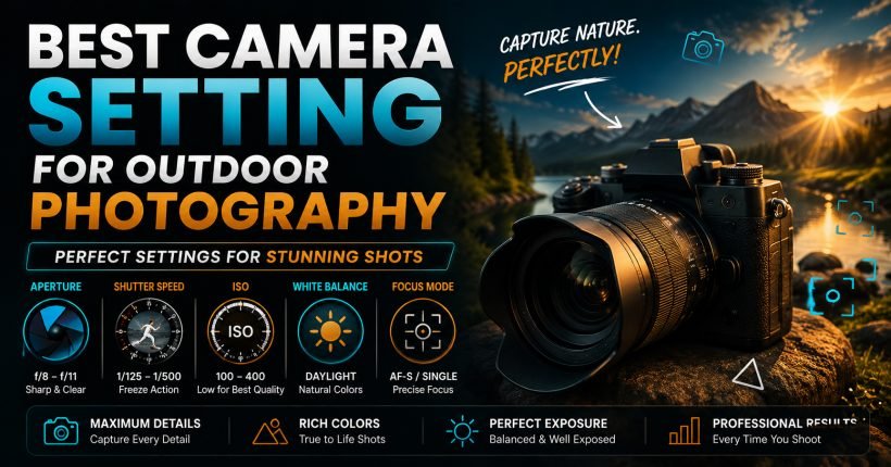 Best Camera Setting for Outdoor Photography - Sharanya Institute Of Photography