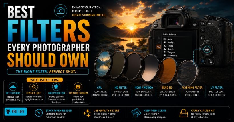 Best Filters Every Photographer Should Own - Sharanya Institute Of Photography