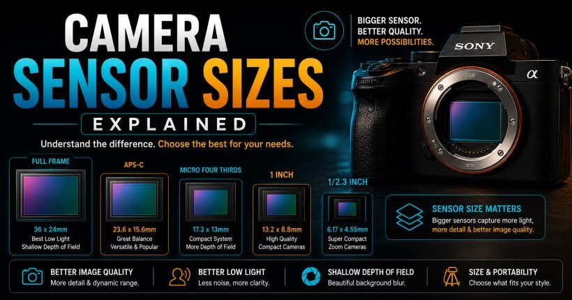 Camera Sensor Sizes Explained - Sharanya Institute Of Photography