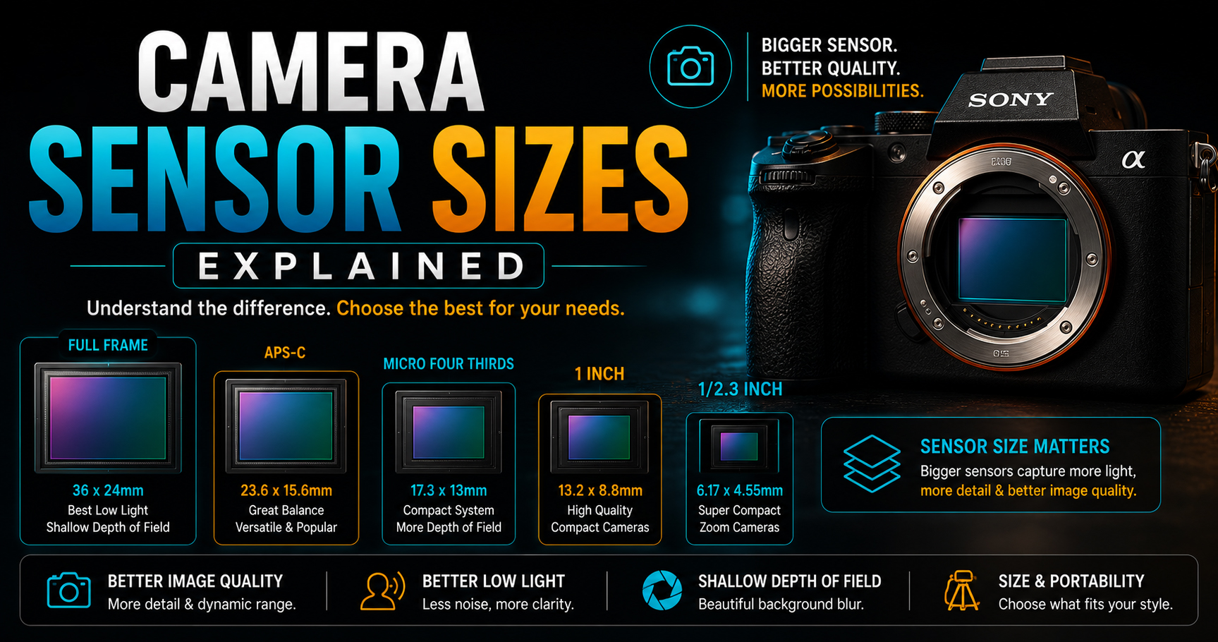 Camera Sensor Sizes Explained