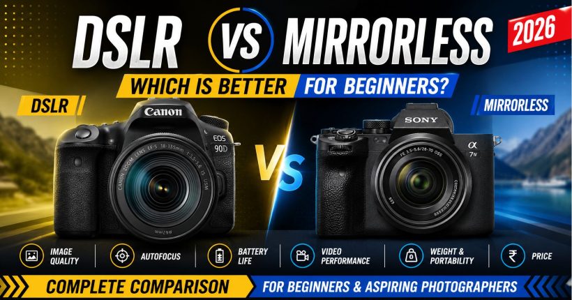 DSLR vs Mirrorless Camera - Which is Better for Beginners 2026