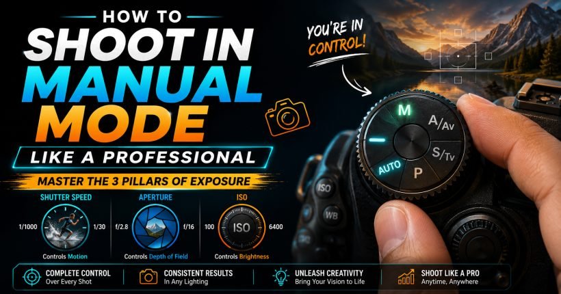 How To Shoot In Manual Mode Like A Professional - Sharanya Institute Of Photography