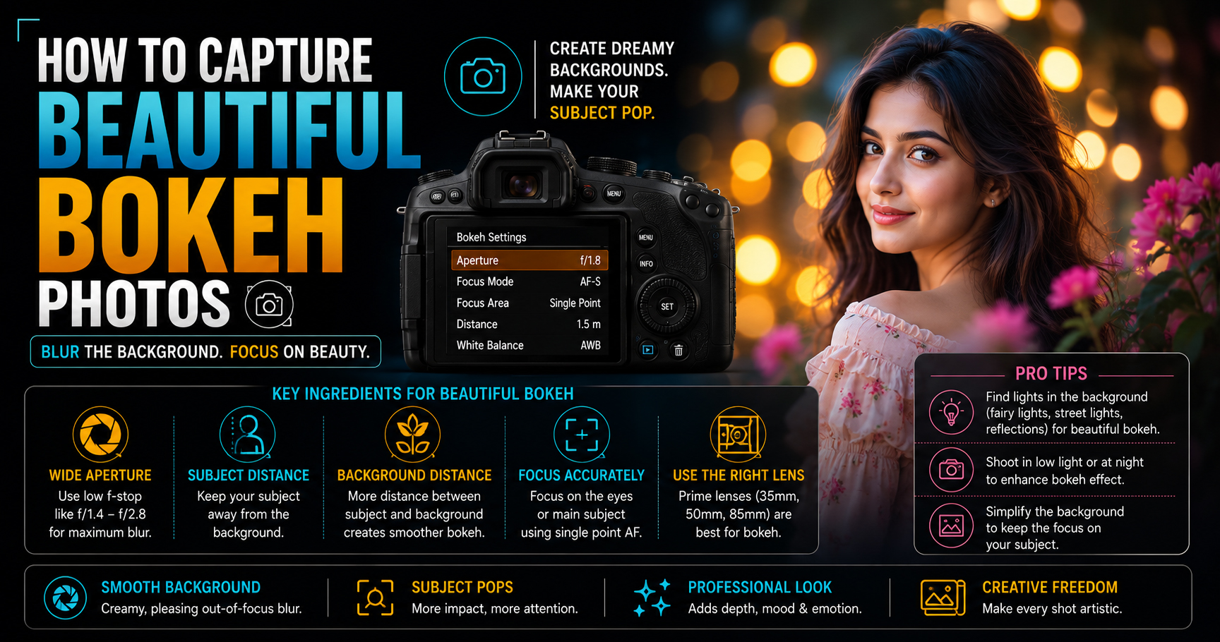 How to Capture Beautiful Bokeh Photos