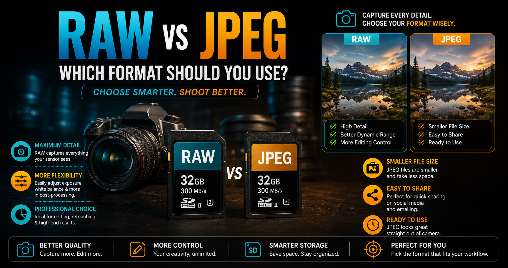 RAW vs JPEG Which Format Should You Use