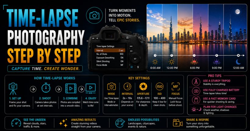 Time-Lapse Photography Step by Step - Sharanya Institute Of Photography